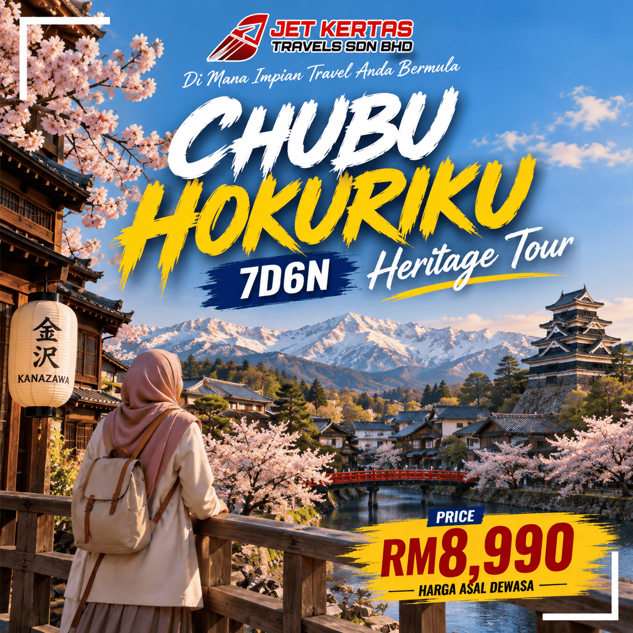 CHUBU-HOKURIKU TOUR 7D6N